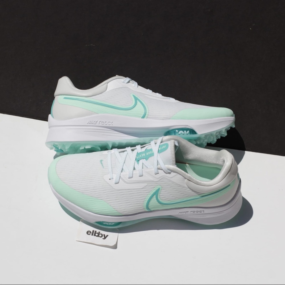 Nike air zoom infinity tour next% white mint golf shoes men’s size 10